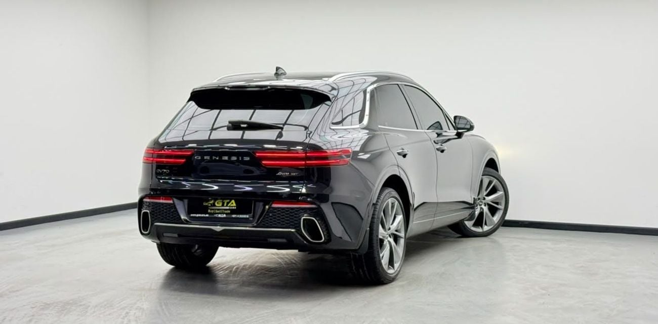 Genesis GV70 PRESTIGE 2023 Genesis GV70 Platinum Sport, 1 Year Unlimited Kilometer Warranty, GCC Specs.