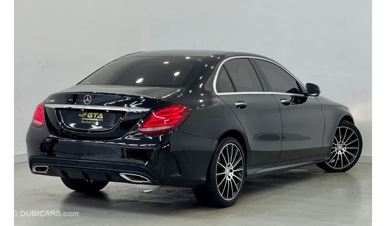 مرسيدس بنز C200 AMG باك 2017 Mercedes-Benz C200 AMG, Full Option, Warranty, Low Mileage, GCC