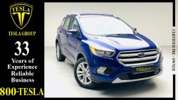 Ford Escape LEATHER SEATS + BIG SCREEN + ELEC TAILGATE / GCC / 2017 / DEALER WARRANTY UP 22/9/2022 / 755 DHS P.M