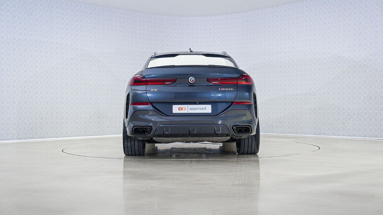 BMW X6 M50i 4.4L | AED 4,620 PM | Warranty February 2026 | GCC