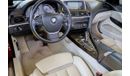بي أم دبليو 650i BMW 650i M-Kit Convertible 2011 GCC.