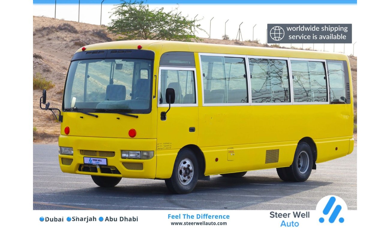 Nissan Civilian School Bus | 26 Seater, Diesel | GCC Specs | Excellent Condition