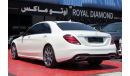 Mercedes-Benz S 450 (2019)V6 GCC, UNDER WARRANTY  & SERVICE CONTRACT FROM LOCAL DEALER