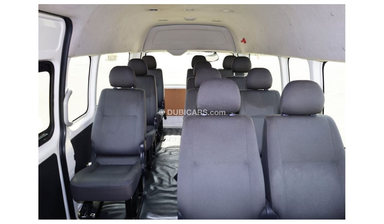 Toyota Hiace GL - High Roof LWB 2018 | HIACE Hi-Roof | 13 Seater - High Back | Manual/T | Passenger Van | GCC | V