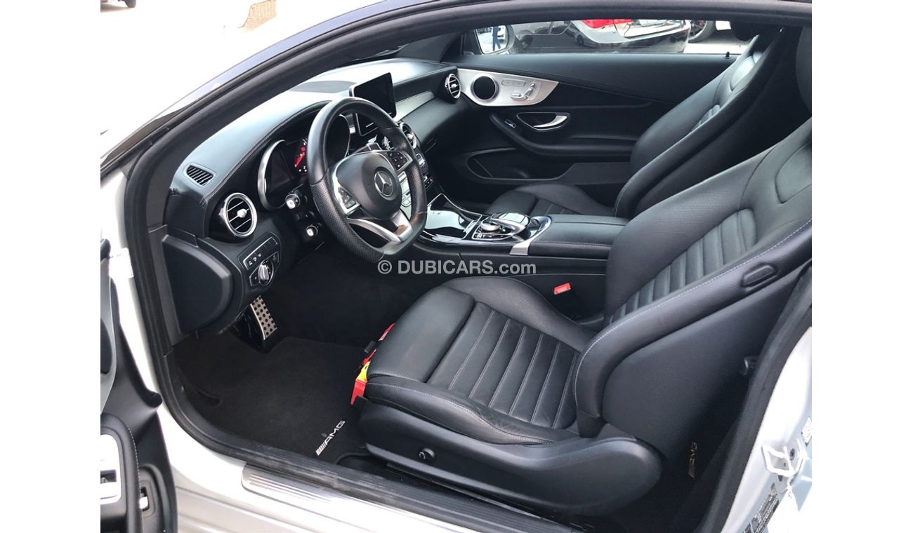 Mercedes-Benz C 200 Coupe Mercedes Benz C200 coupe model 2017 GCC car perfect condition full option low mileage panoramic roof