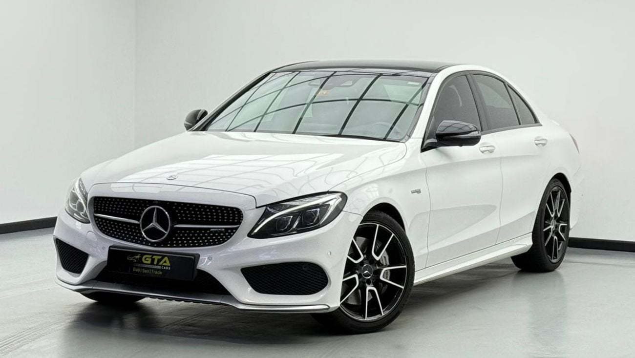 مرسيدس بنز سي 43 ايه ام جي 2017 Mercedes C43 AMG 4matic, Service Contract Deutsche, Full Service History, GCC