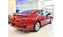 هوندا أكورد كوبيه AMAZING Honda Accord Coupe 2014 Model!! in Red Color! GCC Specs