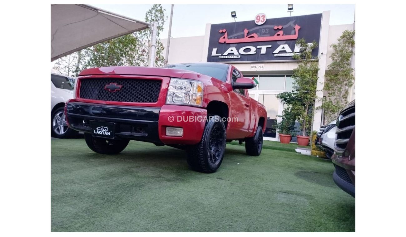 شيفروليه سيلفارادو بيك أب باب واحد موديل 2009 خليجى لون أحمر بدون حوادث رنجات  مثبت سرعة تحكم بحالة ممتازة