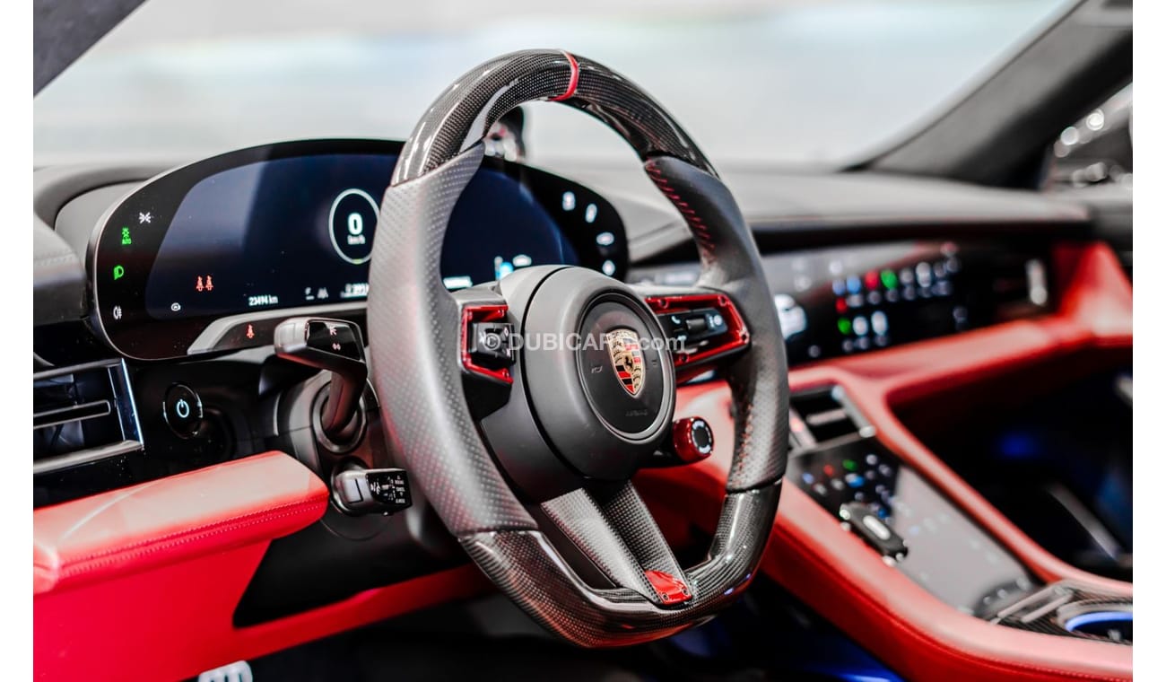 Porsche Taycan 2021 Porsche Taycan Turbo, 2025 Porsche Warranty, Carbon Ceramic Brakes, Huge Options, Low KMs, GCC