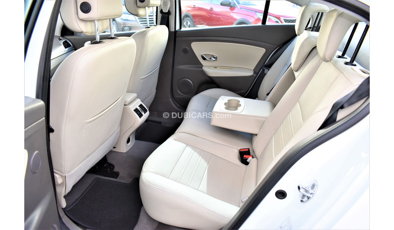 Renault Fluence 2.0L LE 2017 GCC 2.5L V6 PE 2016 GCC RAMADAN OFFER INSURANCE/SERVICE/WARRANTY