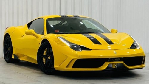 Ferrari 458 2015 Ferrari 458 Speciale, Full Ferrari Service History, Rare Triple Layer Yellow, GCC