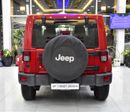 جيب رانجلر EXCELLENT DEAL for our Jeep Wrangler Sahara ( 2014 Model ) in Red Color GCC Specs
