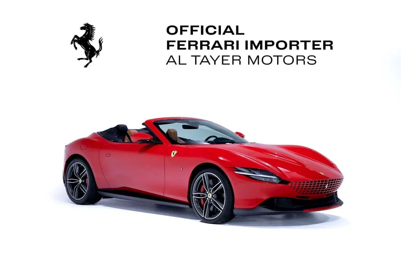 فيراري روما Spider – Delivery Mileage | Red Exterior | Cuoio Interior