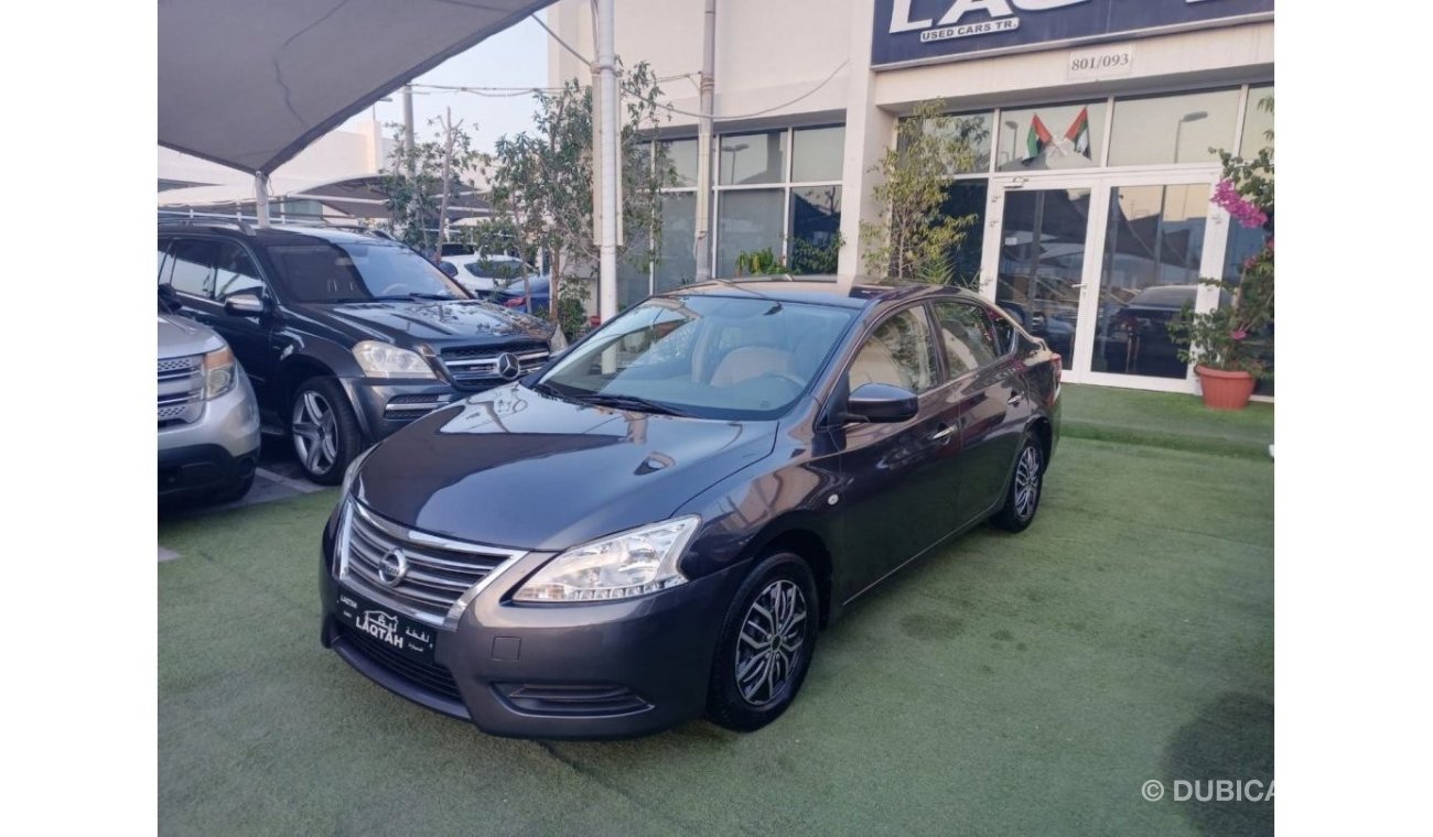 Nissan Sentra 1600 CC, 2016 GCC model, gray color, without accidents, in excellent condition, you do not need any