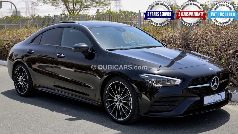 New MercedesBenz CLA 200 2021 AMG Edition, GCC, 0 KM , W/ 2 Years Open