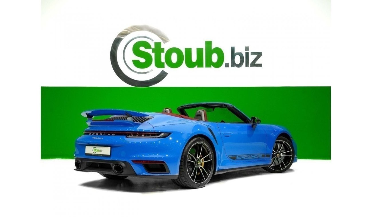 Porsche 911 Turbo S SWAP YOUR CAR FOR 2024 TURBO S CABRIO (NEW) UNDER WARRANTY- SHARK BLUE - SPORT EXHAUST - CARBON MATT