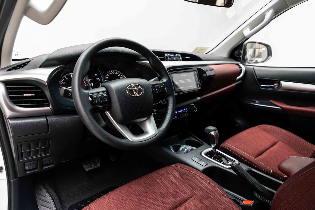 Toyota Hilux Double Cab 2.7L - Super White Inside Red | Export Only