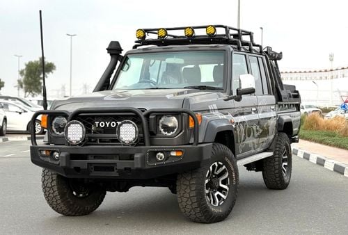 Toyota Land Cruiser Toyota landcruise pickup 2018Model Modified 2024Diesel engine 4.5 1VD colour Grey Transmission Manua