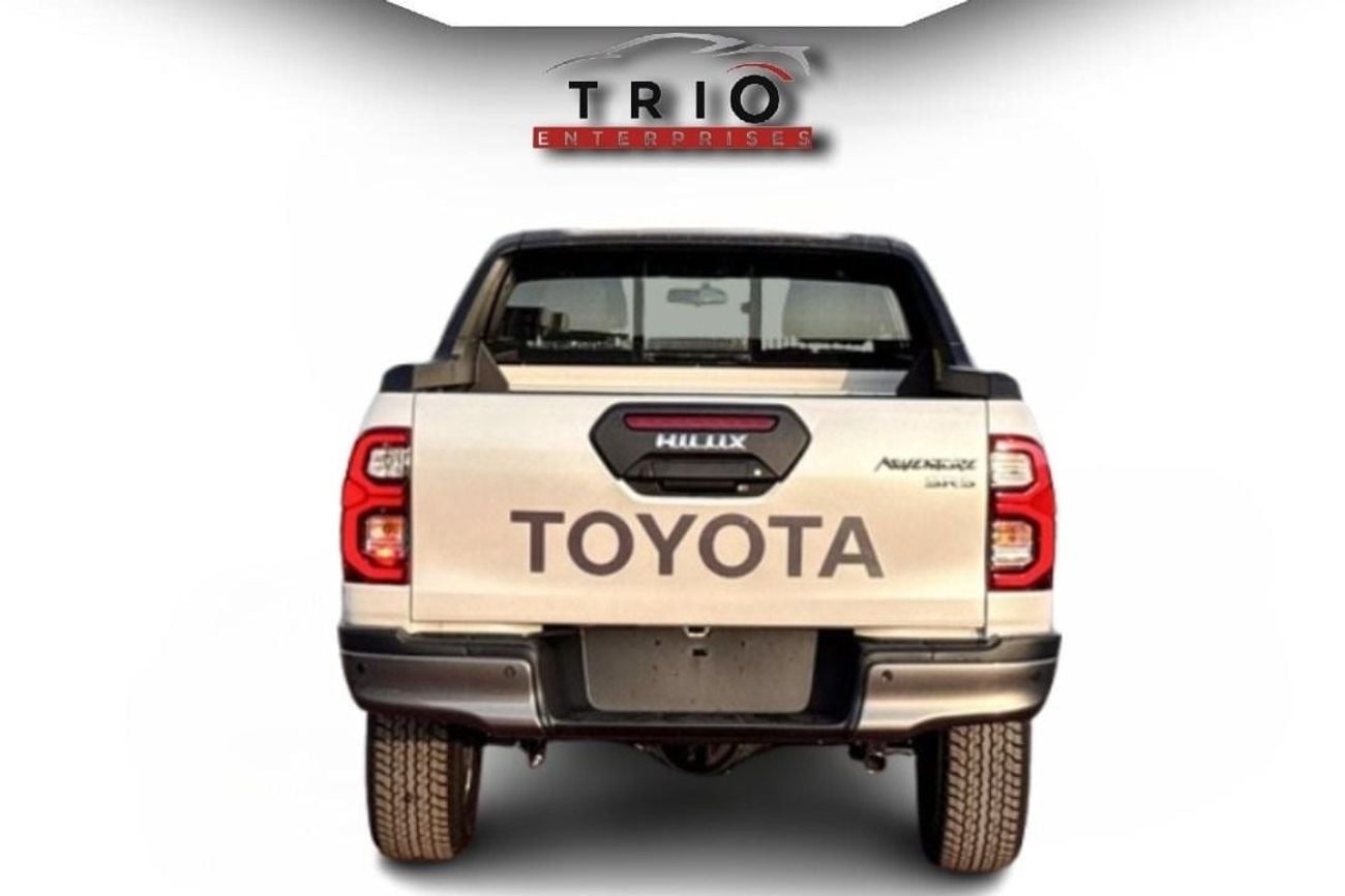 تويوتا هيلوكس 2025 TOYOTA HILUX ADVENTURE 4.0L PETROL V6 FULL OPTION  WITH PUSH START, DIGITAL CLOCK
