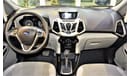 Ford EcoSport Amazing Ford Eco Sport 2015 Model!! in Yellow Color! GCC Specs