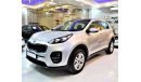 Kia Sportage ORIGINAL PAINT ( صبغ وكاله ) KIA Sportage 2018 Model!! in Silver Color! GCC Specs