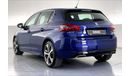 Peugeot 308 GT Line | 1 year free warranty | 0 down payment | 7 day return policy
