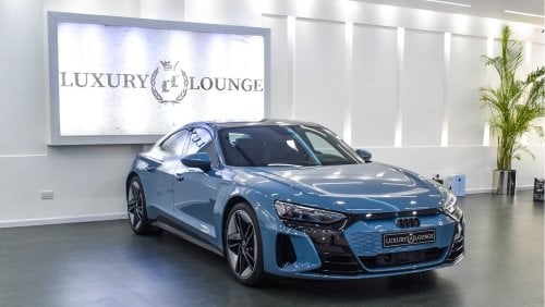 أودي إي ترون جي تي AUDI RS E-TRON GT 2023 GCC. LOW MILEAGE. IN EXCELLENT CONDITION