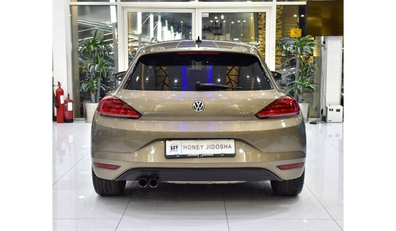 Volkswagen Scirocco EXCELLENT DEAL for our Volkswagen Scirocco 2.0 TSi ( 2016 Model ) in Brown Color GCC Specs