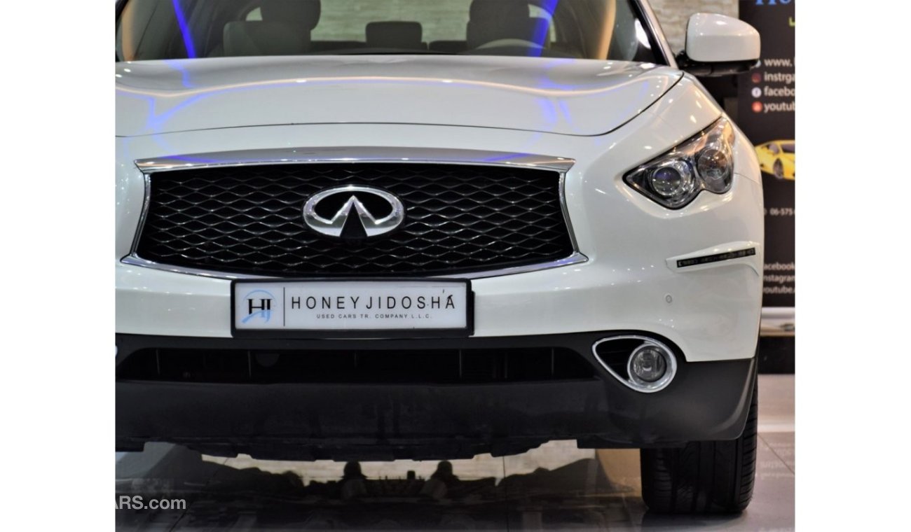 إنفينيتي QX70 EXCELLENT DEAL for our Infiniti Qx70 3.7 ( 2018 Model! ) in White Color! GCC Specs