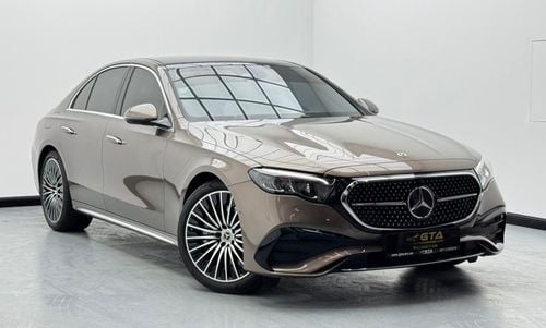 مرسيدس بنز E200 2.0L 2025 Mercedes-Benz E 200, 2029 Mercedes Warranty And Service Pack, GCC