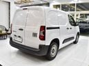 Fiat Doblo EXCELLENT DEAL for our FIAT Doblo 1.6L DIESEL / ديزل ( 2025 Model ) in White Color GCC Specs