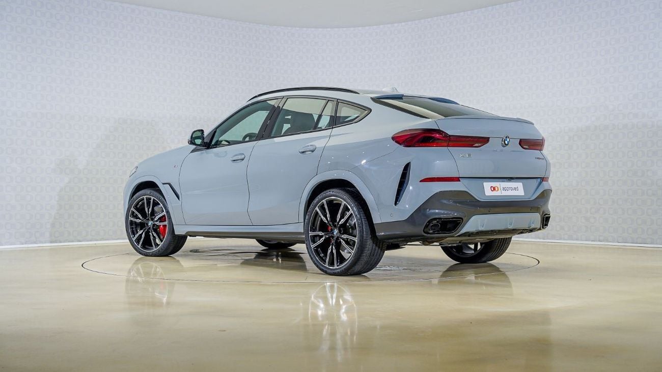 BMW X6 40i M Sport 3.0L | AED 5,500 PM | Warranty- Service July 2027 | GCC