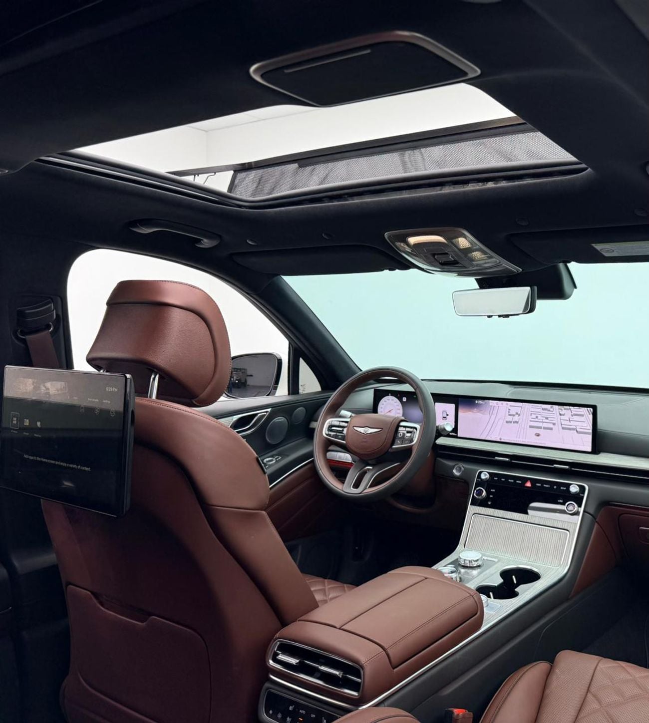 جينيسس GV80 Royal 3.5L AWD 2025 Genesis GV80 Royal, 2030 Genesis Warranty + Service Pack, Very Low Km, 7 Seater,