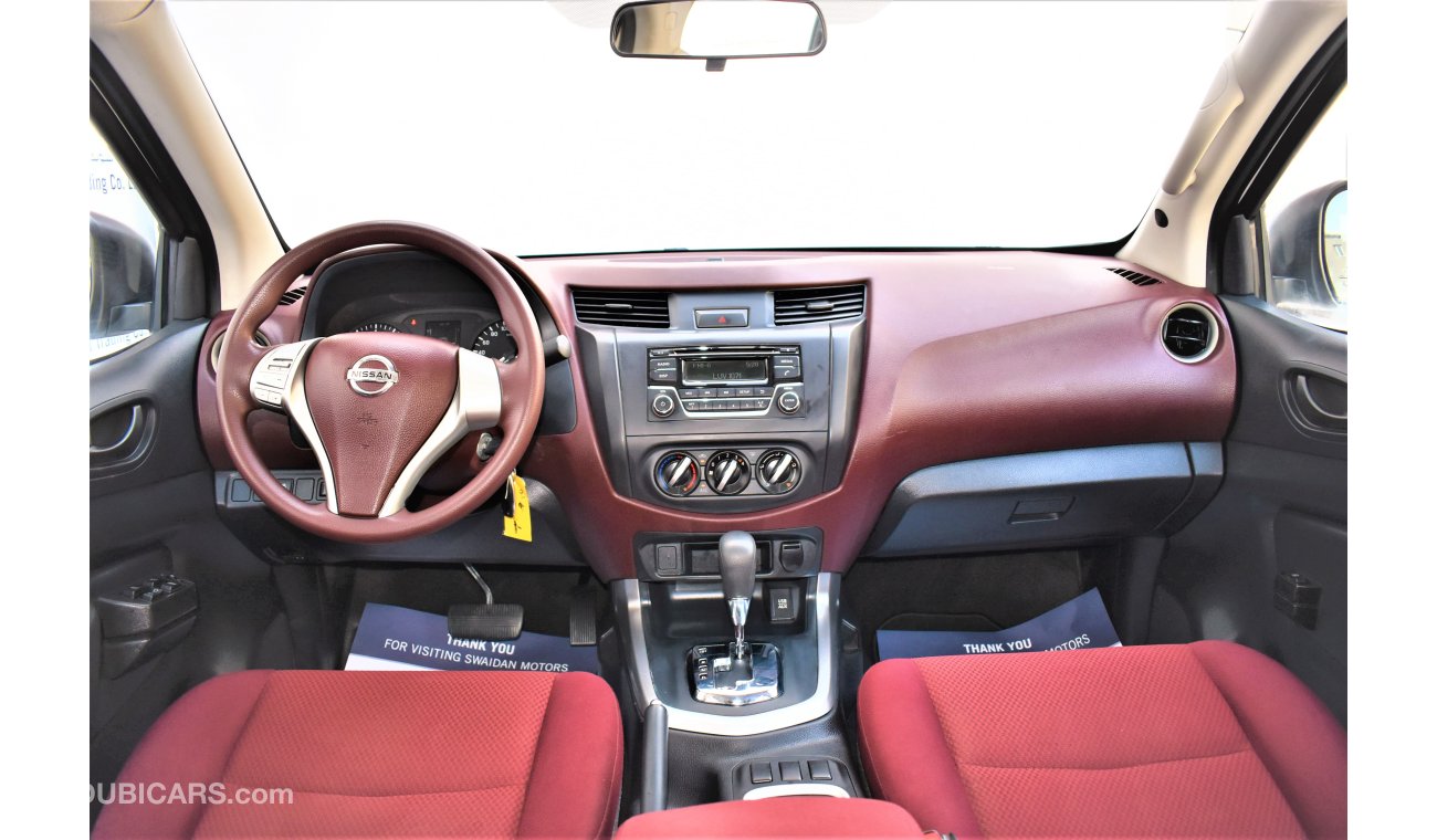 Nissan Navara AED 1370 PM | 2.5L SE 2WD GCC WARRANTY