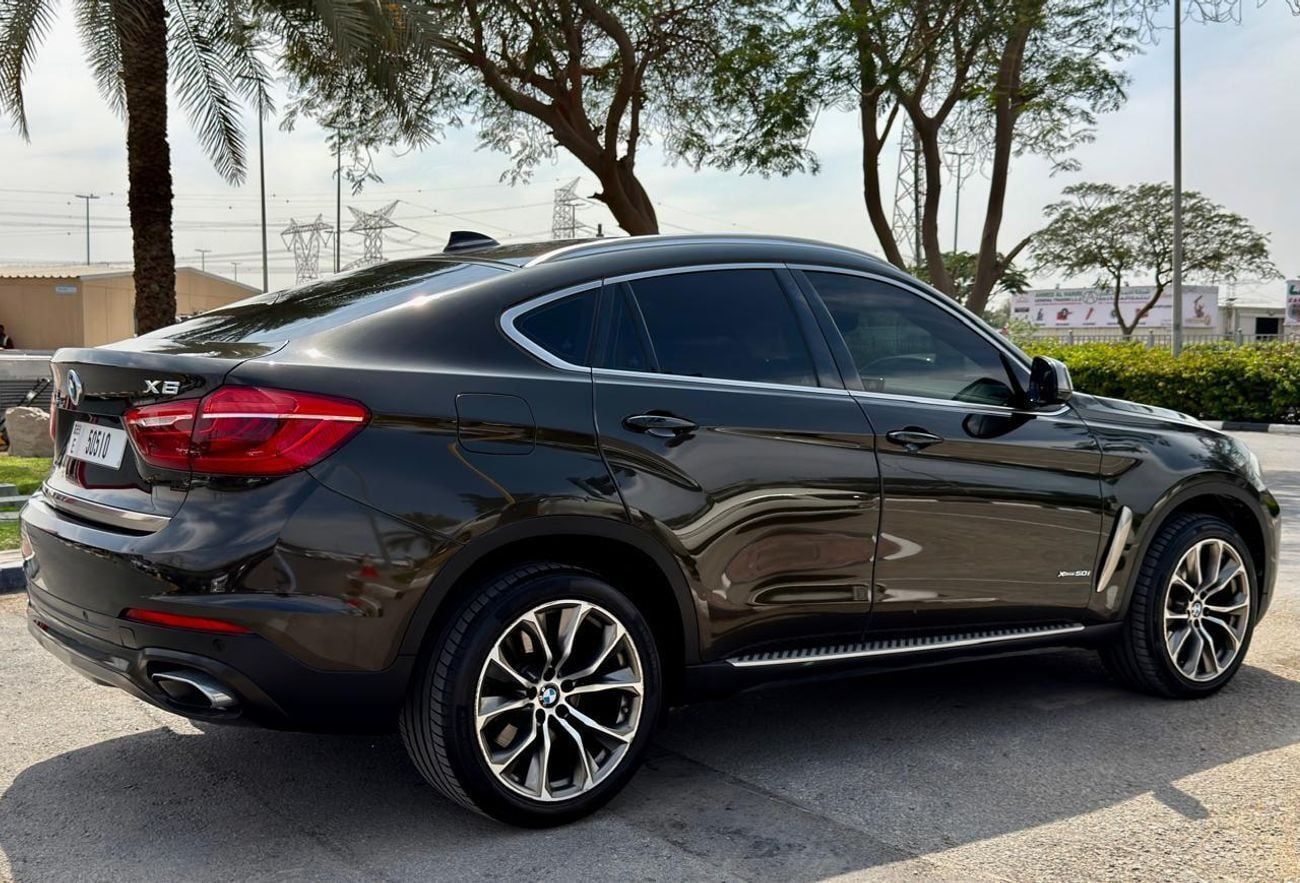 BMW X6 XDRIVE50i EXCLUSIVE Luxury BMW X6 2016 GCC Xdrive FULL OPTIONS ORIGINL PAINT FULL SERVICE HI