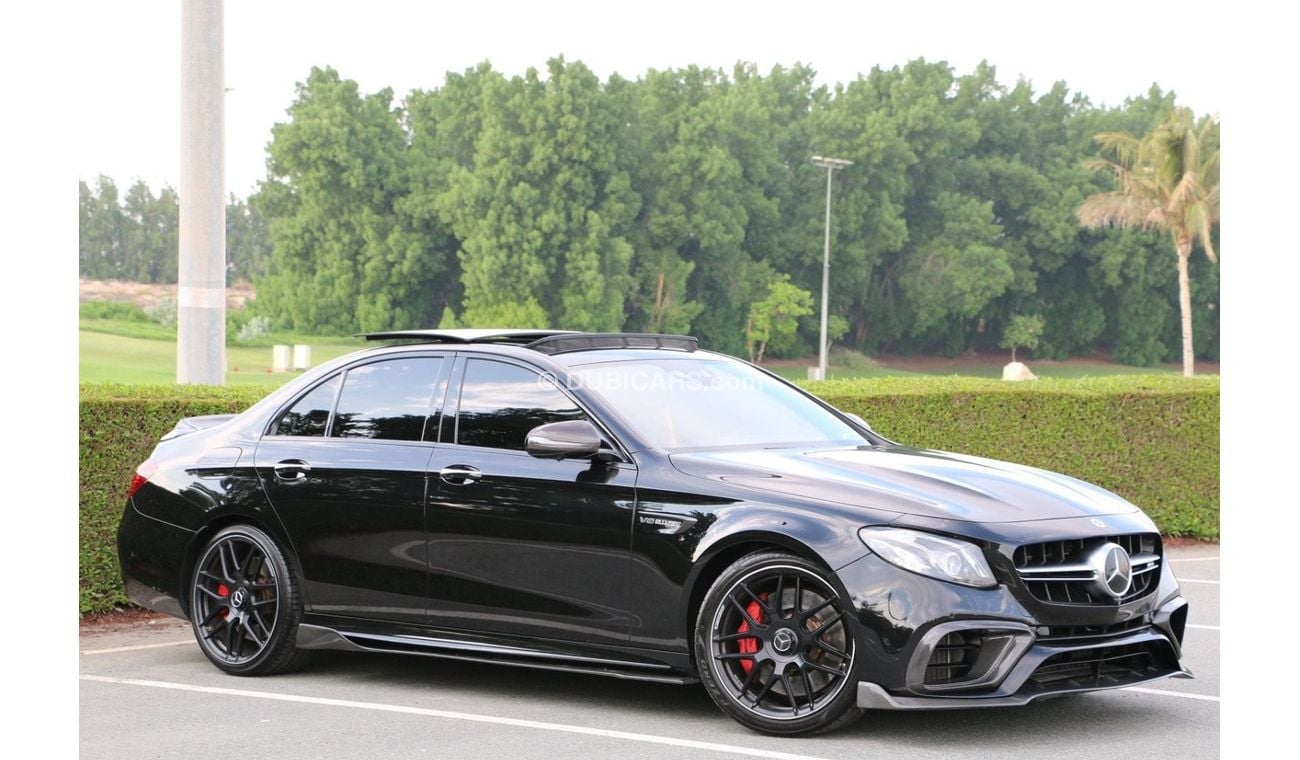 مرسيدس بنز E 63 AMG مرسيدس بنز E63s AMG خليجي 2017 بحالة الوكاله