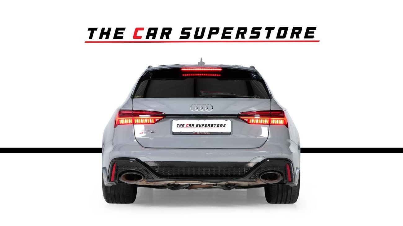 Audi RS6 STD Avant-22 Inch Silver Rims-Red Brake calipers-Premium Leather Interior