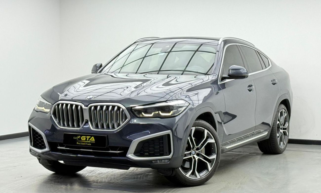بي أم دبليو X6 40i xLine 3.0L 2021 BMW X6 xDrive40i xLine, 2025 BMW Warranty + Service Pack, Full BMW Service Histo