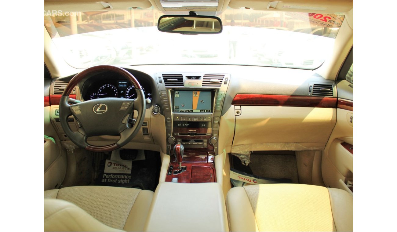 Lexus LS460 SHORT - FULL OPTION - GCC - ORIGINAL PAINT - ACCIDENTS FREE