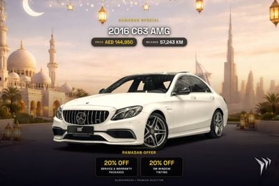 Mercedes-Benz C 63 AMG 0% Downpayment | AED 4,468 P/M | Warranty and Service Package Available