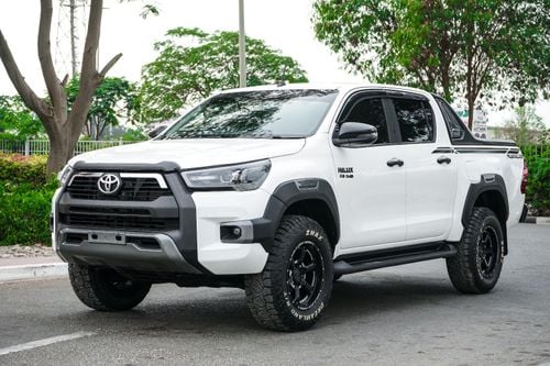 تويوتا هيلوكس The Toyota Hilux is a legendary, tough, and reliable pickup truck known for its go-anywhere capabili