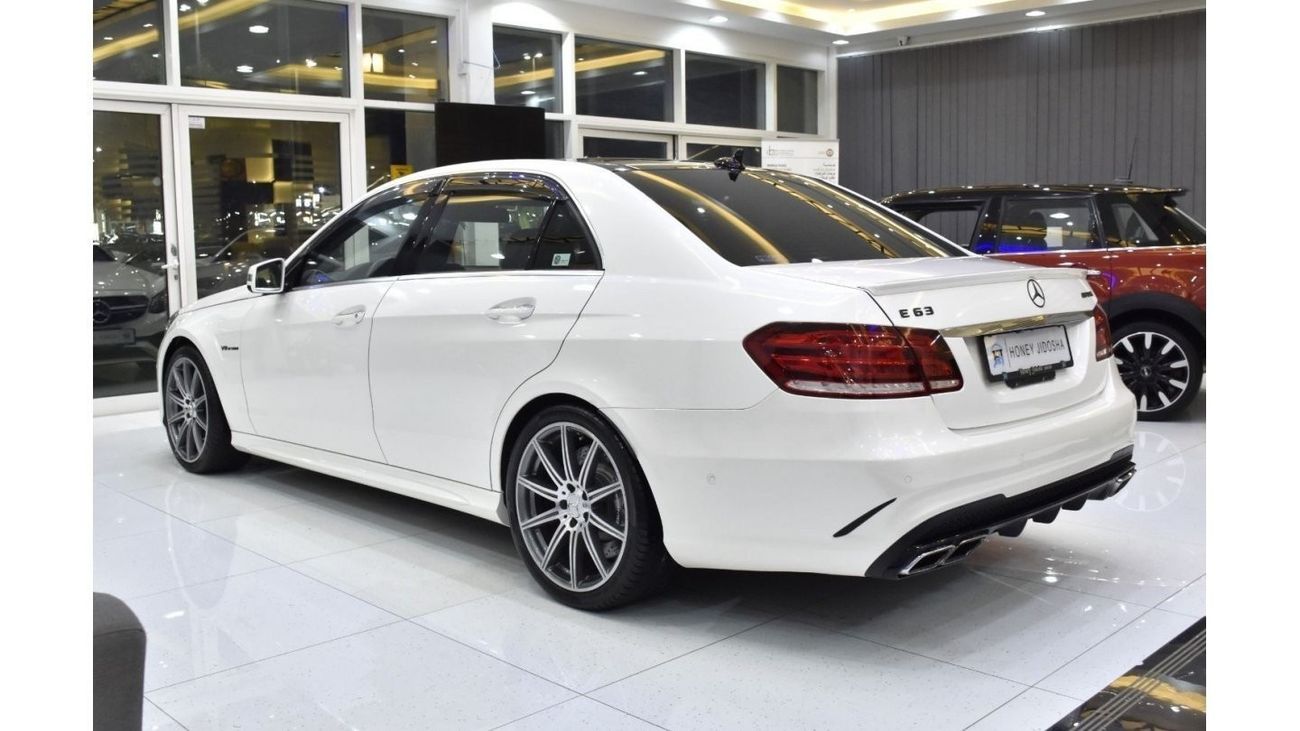 Mercedes-Benz E 63 AMG EXCELLENT DEAL for our Mercedes Benz E63 AMG ( 2014 Model ) in White Color Japanese Specs