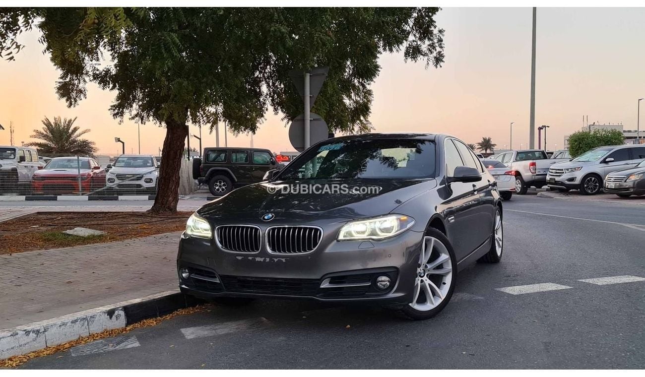 BMW 528i Luxury Line 2.0L Turbo 2015 Agency Warranty Full Service History GCC