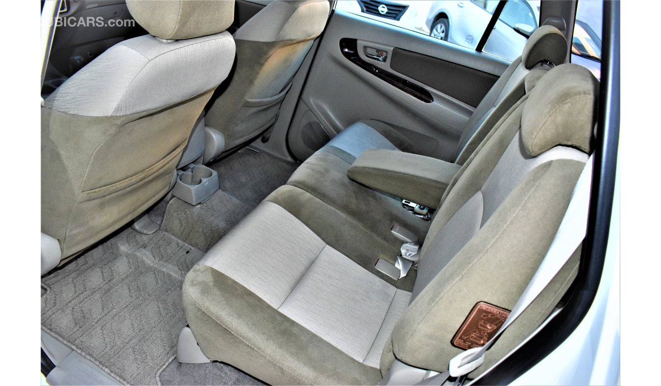 Toyota Innova 2.7L SE+ 2015 MODEL GCC SPECS