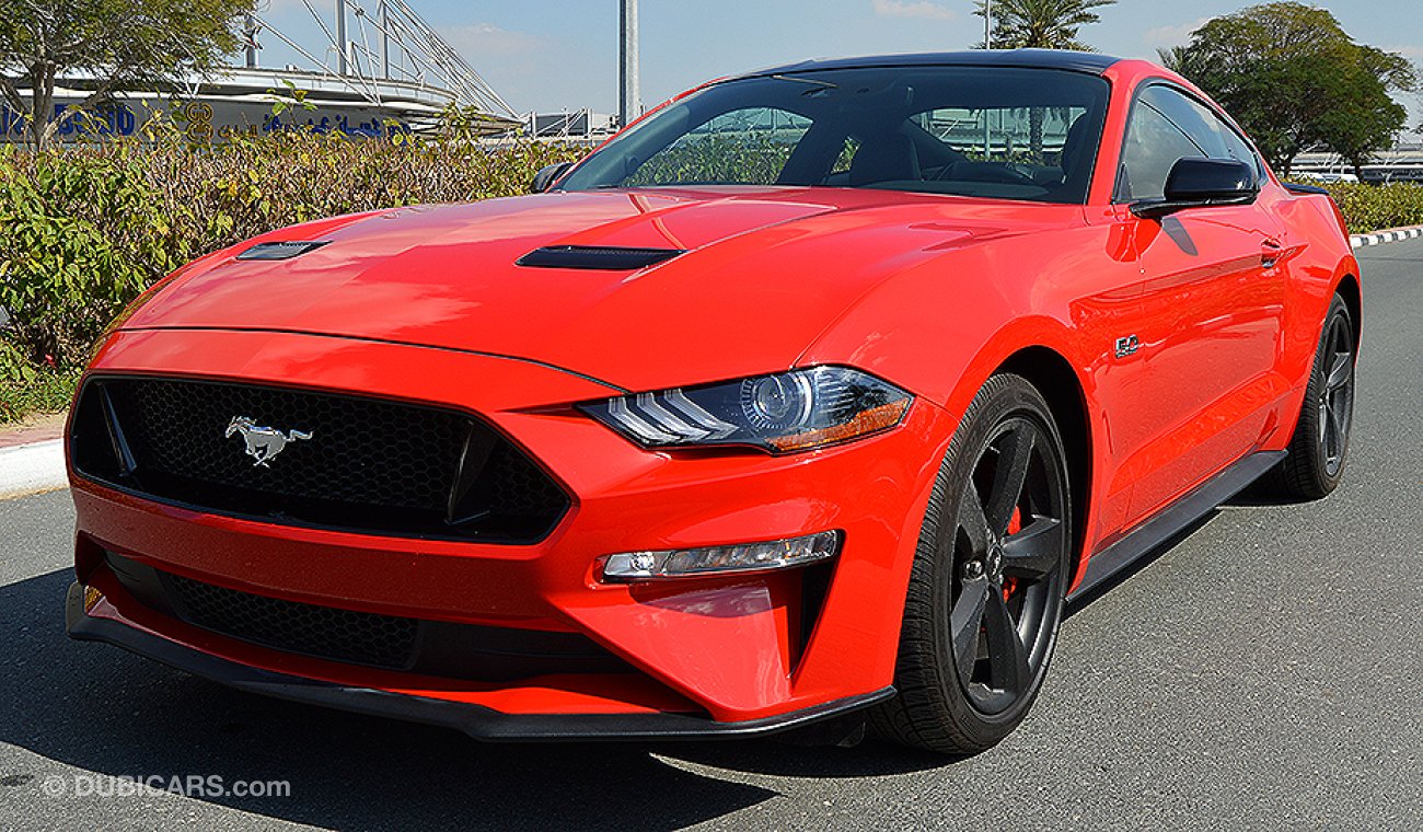 Ford Mustang 2019 GT Premium, 5.0 V8 GCC, 0km w/ 3Yrs or 100K km WTY + 60K km SERV at Al Tayer