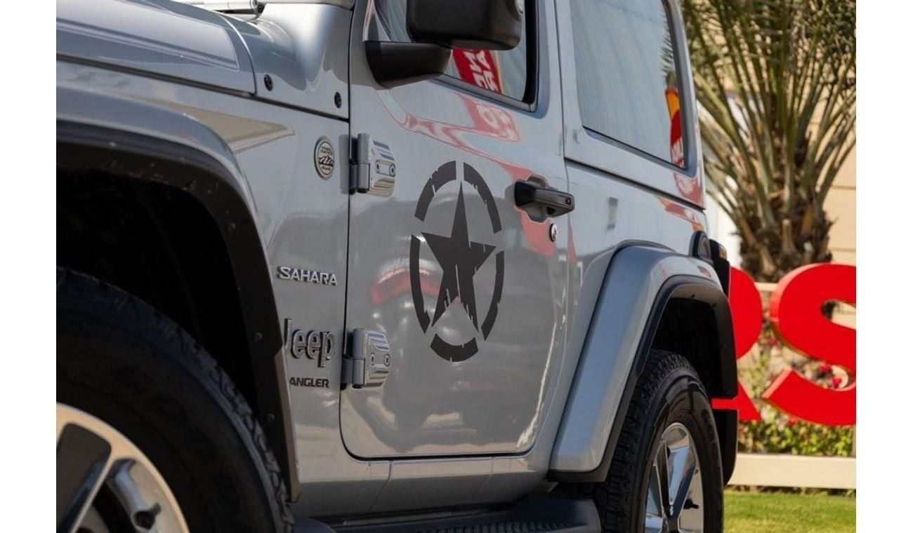 جيب رانجلر Sahara 3.6L A/T (5 Seater) Jeep Wrangler Sahara 2022 GCC under Agency Warranty with Flexible Down-Pa