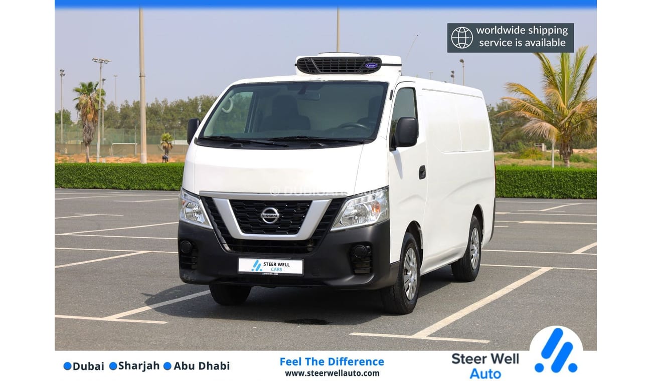 نيسان أورفان 2019 | STANDARD ROOF CHILLER VAN | PETROL | GCC SPECS | EXCELLENT CONDITION