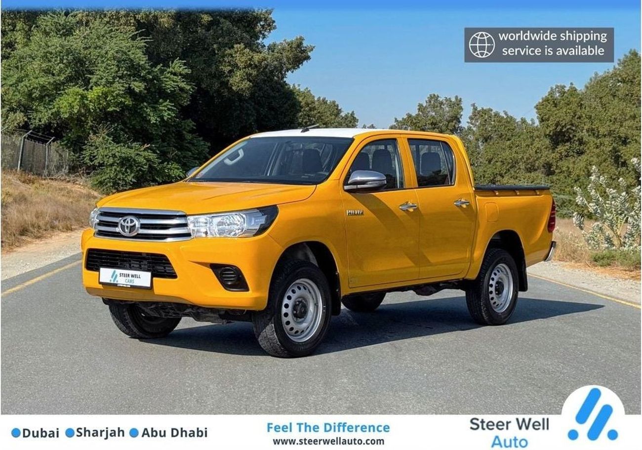 Toyota Hilux DLX 2.4L 4WD Diesel MT DC / Ready to Drive / GCC / Book Now!