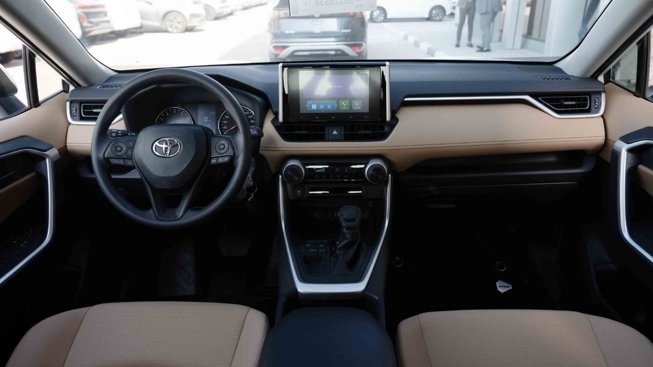 تويوتا راف ٤ 2025 Toyota RAV4 E 4X2 2.5 - Platinum White Pearl Inside Brown | Export Only