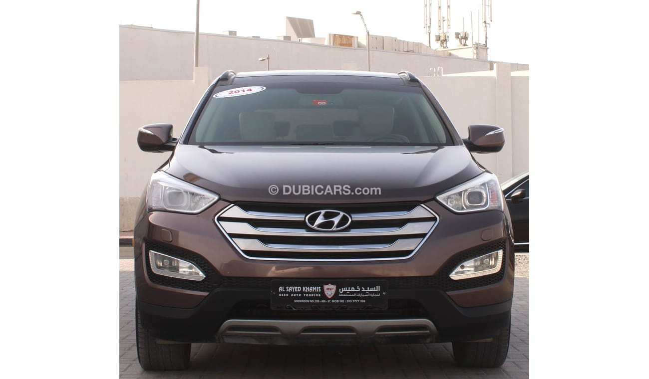 هيونداي سانتا في GLS اعلى هيونداي سنتافي 2014 خليجي فل ابشن بحالة ممتازة